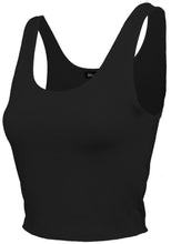 Load image into Gallery viewer, Basic Solid Sleeveless Scoop Neck Crop Tank Tops