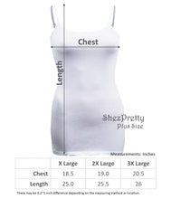 Load image into Gallery viewer, Plus Size - 4 Pack Classic/Basic Solid Cami With Adjustable Spaghetti Straps Tank Top