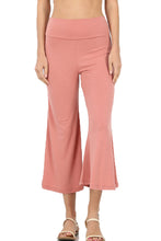 Load image into Gallery viewer, Premium High Elastic Waistband Wide Leg Gaucho Capri Pants