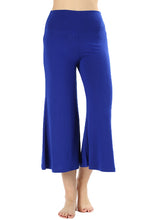 Load image into Gallery viewer, Premium High Elastic Waistband Wide Leg Gaucho Capri Pants