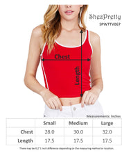 Load image into Gallery viewer, Women&#39;s Basic Sleeveless Scoop Neck Contrast Tape Tank Tops