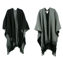 Load image into Gallery viewer, Women&#39;s Winter Knitted Cashmere Poncho Capes Shawl Sweater