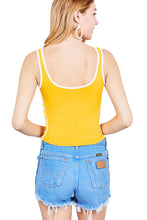 Load image into Gallery viewer, Women&#39;s Basic Sleeveless Scoop Neck Contrast Tape Tank Tops